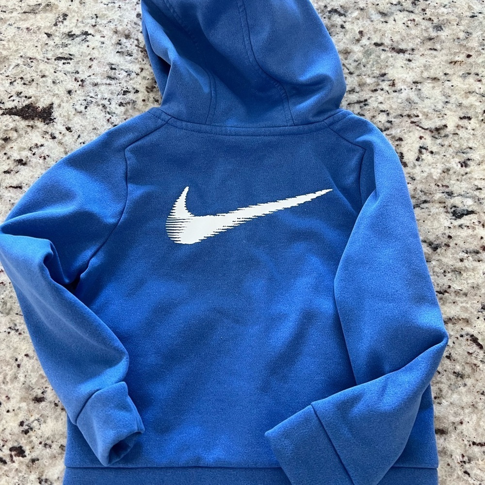Nike Kids Blue Hoodie - Picture 3 of 6